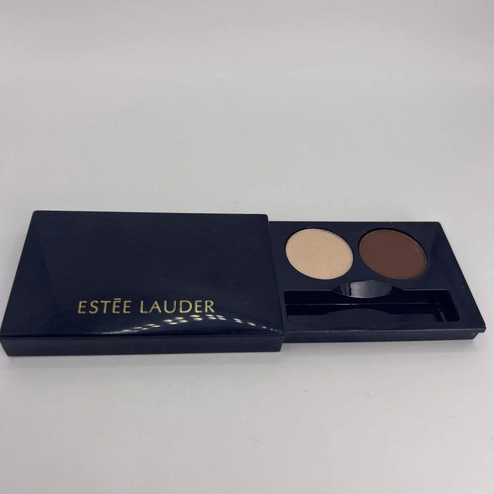 Estee Lauder Eyeshadow Duo Ivory 2 Taupe 5 Compact Disc 0.04 oz Discontinued
